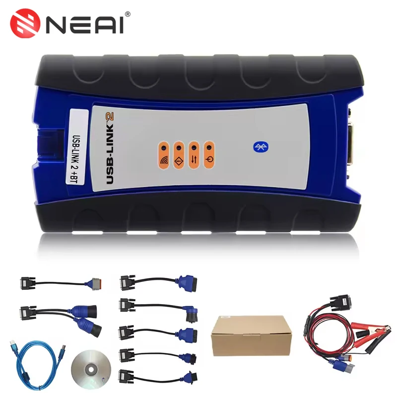 

NEAI USB Link Truck Diagnostic Tool For Nexiq N2 USB Bluetooth Diesel Truck OBD2 Fault Diagnostics Detector Heavy Duty Scanner