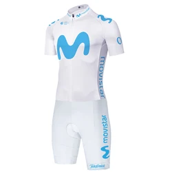 2024 movistar triathlon skinsuit ciclismo cycling jersey 자전거 져지 fietskleding heren велоформа мужская tenue cyclisme homme