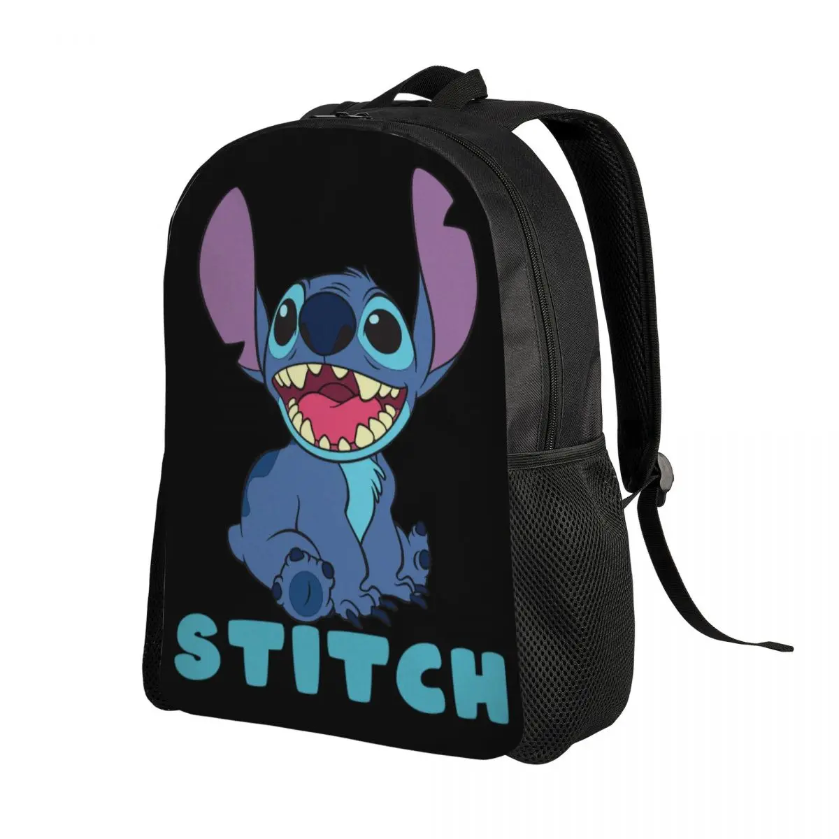 Custom Stitch Disney Cute Backpacks for Girls Boys Kawaii School College Travel Bags Women Men Bookbag Fits 15 Inch Laptop