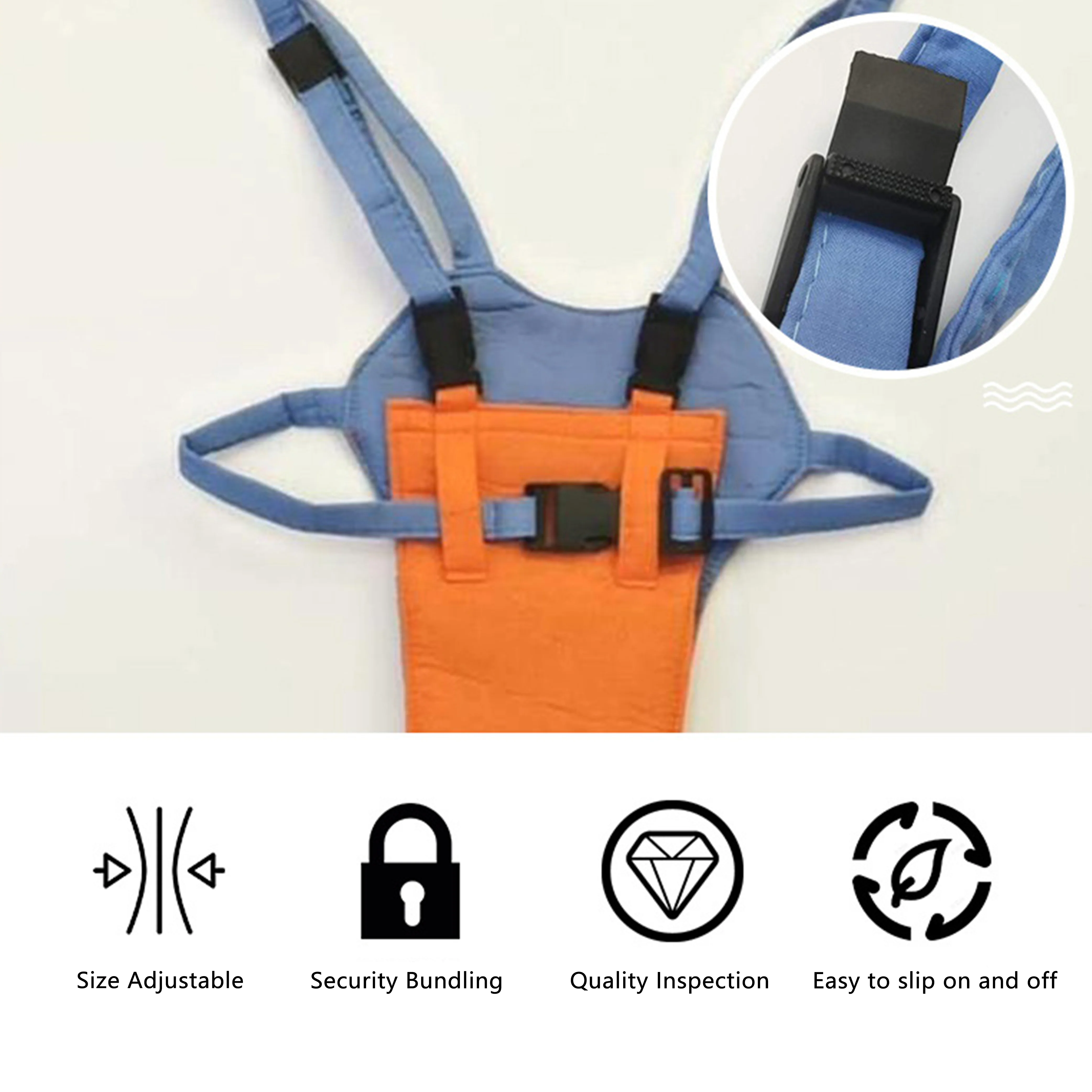 Toddler Infant Walker Harness Assistant Belt - Help Baby Walk - Child Learning Walk Support Assist Trainer Baby Walking Harness