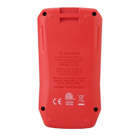 UNI-T UT673PV Module Maximum Power Voltage Current Tester