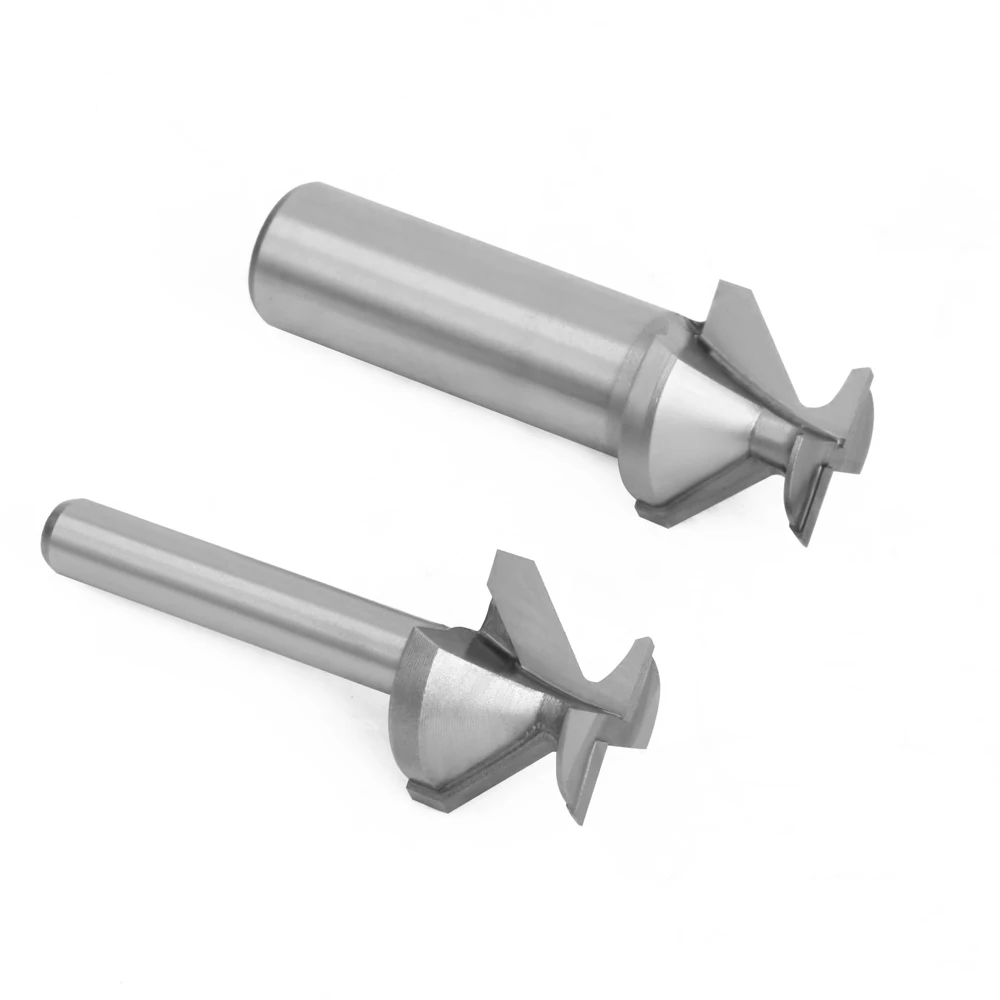 LAVIE 1 Stück 1/2" Schaft Holzbiegefräser-Set, 2- und 3-schneidiger CNC-Fräser, R8-R50 Profilierwerkzeug für Holzkurven – Detail 12