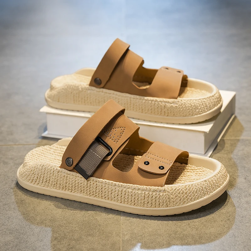 

Модные классические тапочки унисекс для мужчин, летние удобные дышащие легкие туфли, уличные сандалии, пляжная обувь