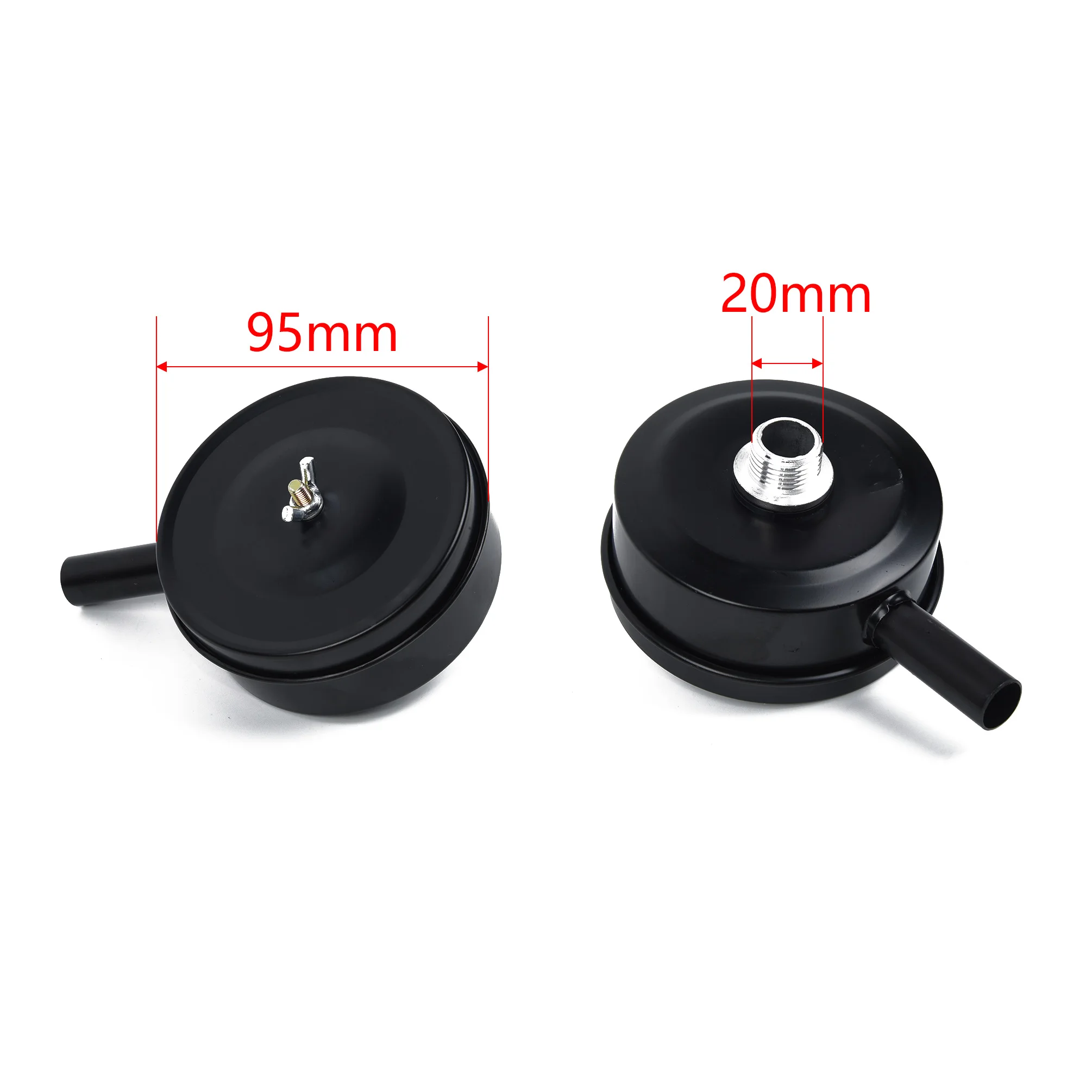 20mm Air Compressor Silencer Muffler Noise Reducer Mufflers Air Filter Pump Element Cartridge For Piston Compressors Accessories
