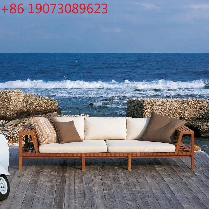 

Rattan Sofa For Terrace Sun Room Solid Wood Chair