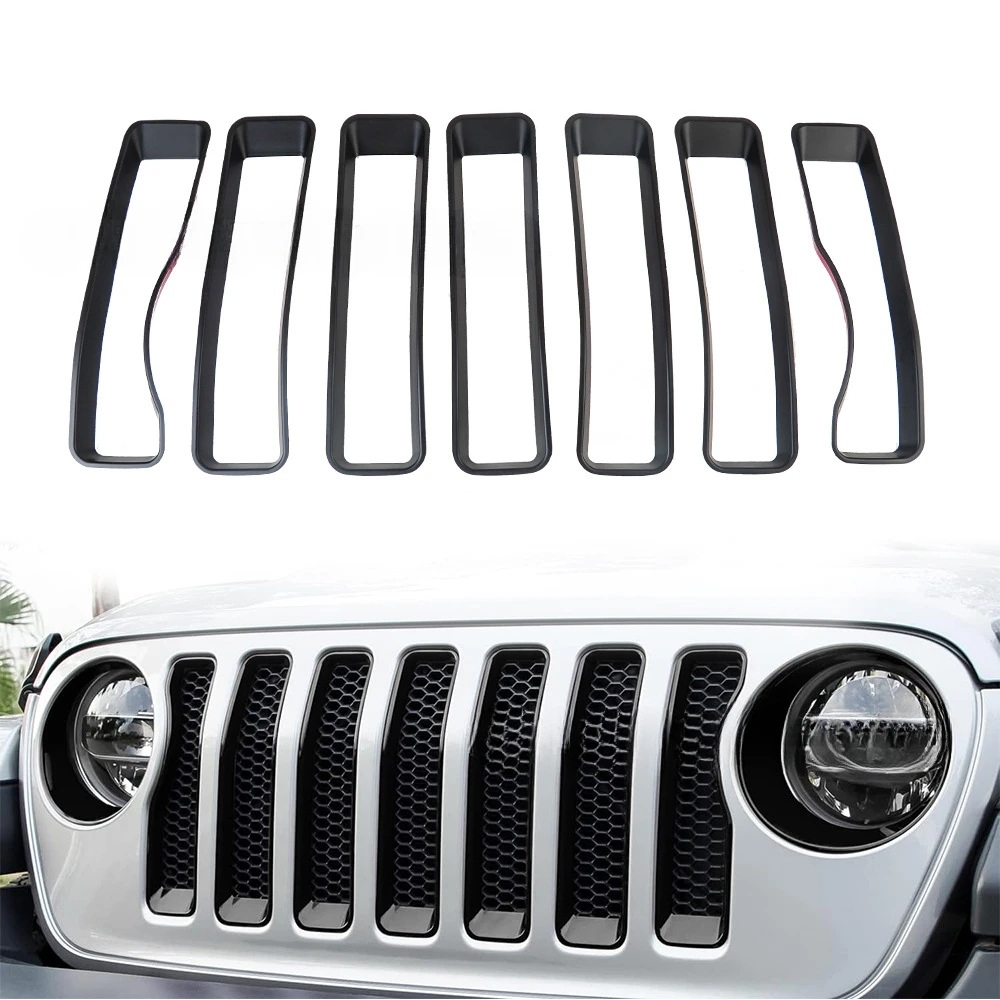 

Car Grille Mesh Decoration for Jeep Wrangler 2018-2023 JL Exterior Accessories