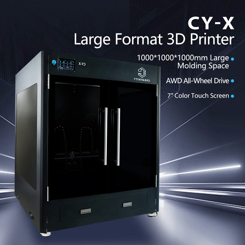 Creativity CY-X  industrial  3D printer Complete machine shipment without installation required  1000x1000x1000mm Printing area