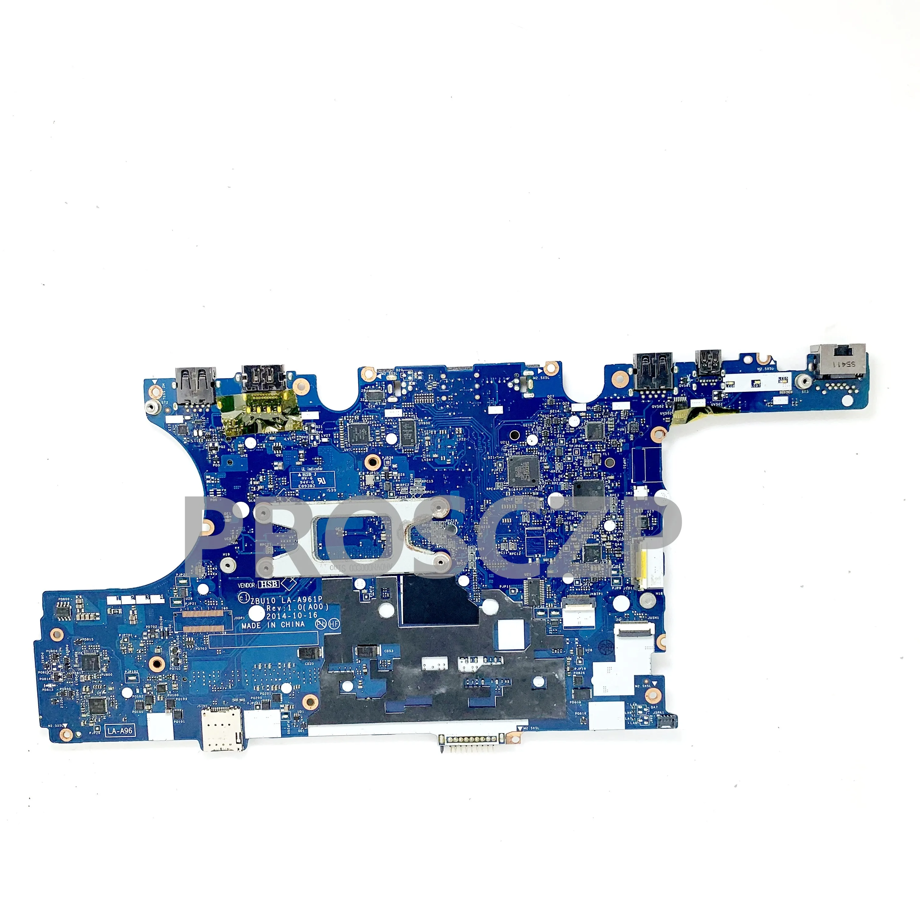 R1VJD 0R1VJD CN-0R1VJD With SR23X I5-5300U CPU High Quality Mainboard E7450 Laptop Motherboard ZBU10 LA-A961P 100%Full Tested OK