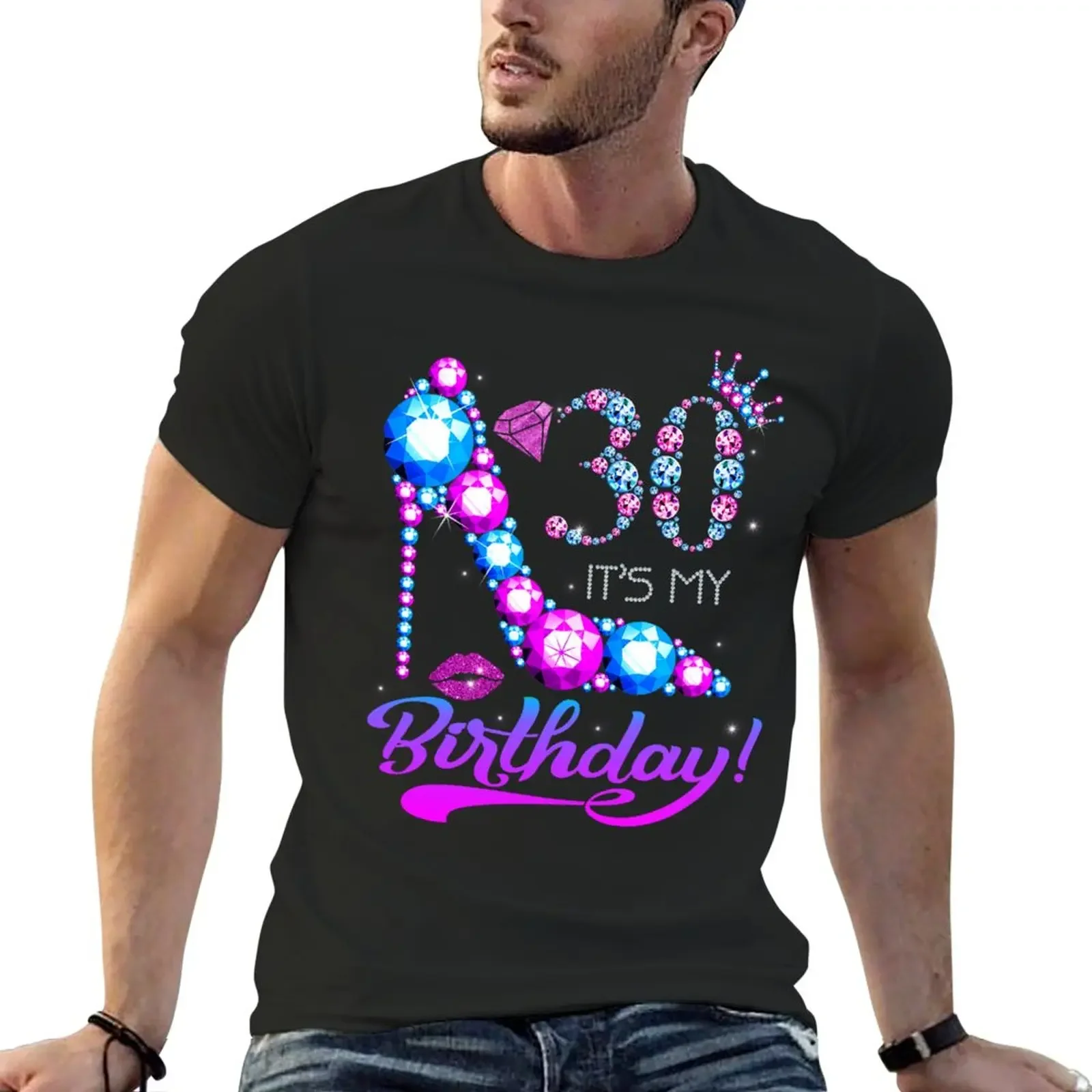 30 years old It's my Birthday gift for Women 30th Birthday T-Shirt boys whites kawaii clothes heavyweights men clothing