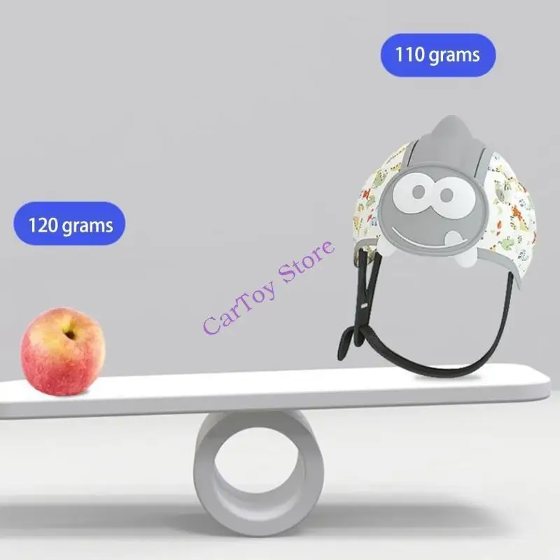 

634F Baby Learning Walk Hat Infant Safety Hat with Adjustable Strap Breathable