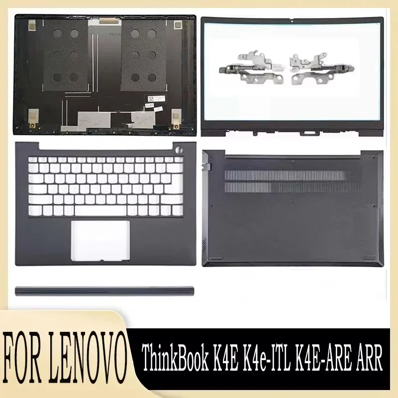 جديد/أصلي لجهاز ThinkBook K4E K4e-ITL K4E-ARE ARR LCD الغطاء الخلفي AM2XD000F20/الحافة/المفصلي/الغطاء العلوي/الغطاء السفلي