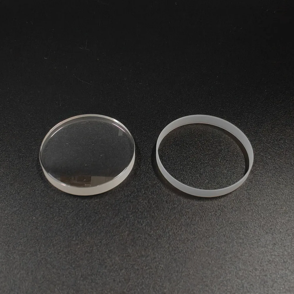 31.5 4.5mm Single Domed Sapphire Watch Glass Crystal Part With Waterproof Gasket For RLX Deepsea 116660 Watch Repairing