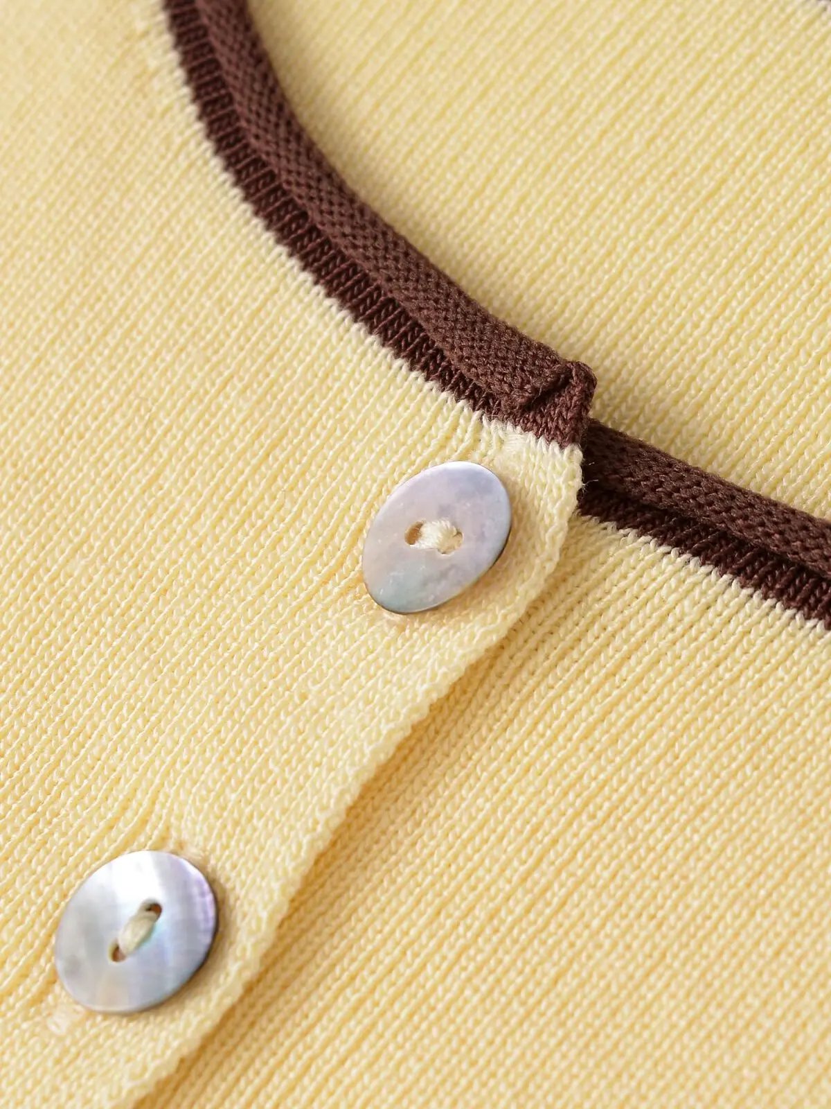 Sweet Sle-Chaleco redondo de punto Svel para mujer, Top con capas de retazos, ropa informal de algodón, otoño 2025