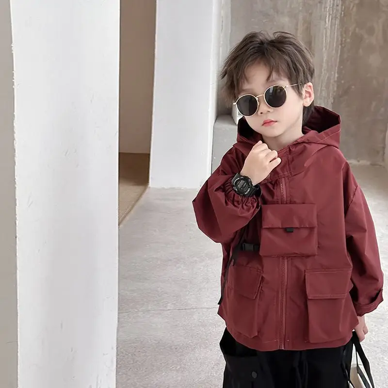 Children Clothing Autumn Winter Girls Boys Fashion Outdoor jacket Kids Zipper Coat Casual Pants Casual 2Pcs Sports suit Set