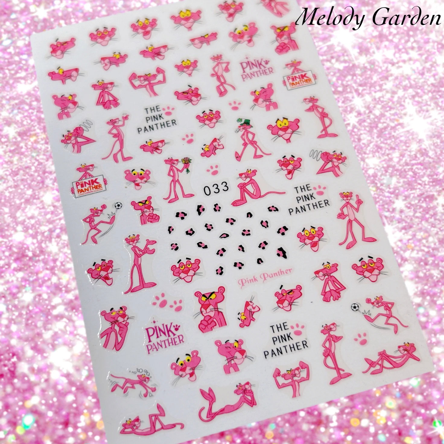 Nieuwste 1 Stuks Roze Serie Cartoon Nail Stickers Karakter Stickers Stickers Voor Nagels Manicure Stickers Nail Art Decoratie