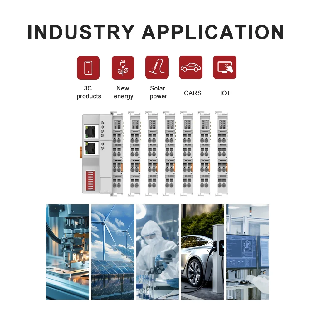 2025Industrial Profinet Protocol Remote IO Modules Distributed Bus IO Coupler Digital Input Output