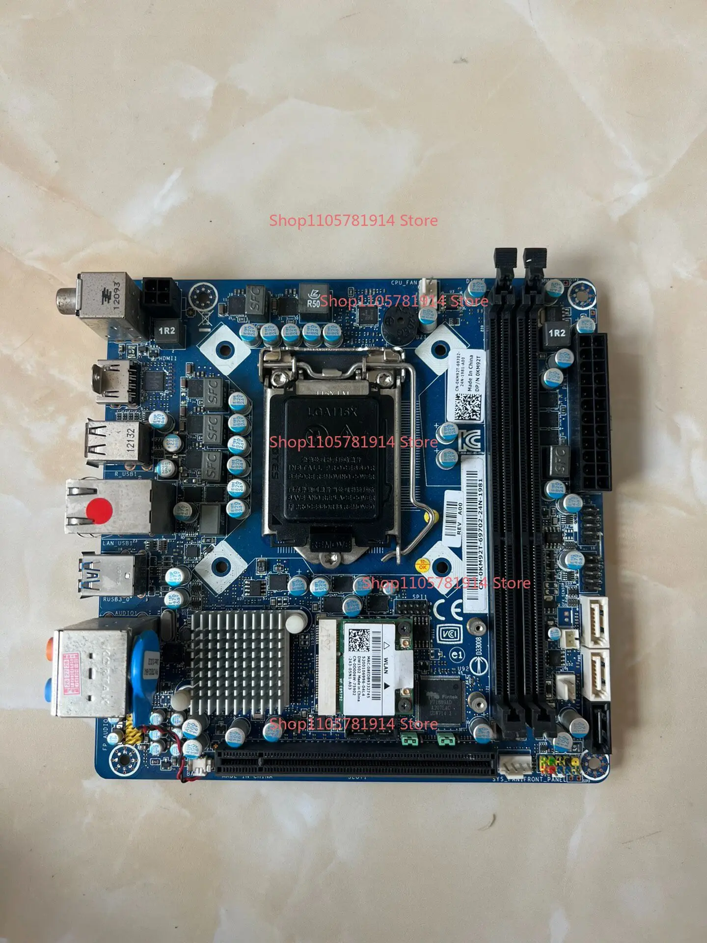 For Dell Alien X51 R1 Main Board LGA1155 H67 Chip DDR3 17 * 17cm Mini-ITX Board Type