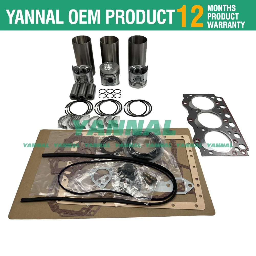 3D95S 3D95 3D95S-W-1 Overhaul Rebuild Kit For Komatsu Engine PC50-UU-1 PC40-6