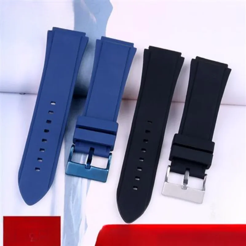 For Guess W0040g3 W0040g5 W0247g3 Durable Waterproof Rubber Silicone 25x22mm Replace Special Convex Interface Watch Accessories