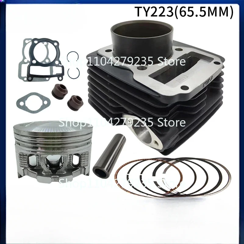 Cross-border motorcycle cylinder for TYAN TY223 TY250 TY 223  piston,  diameter 65.5mm