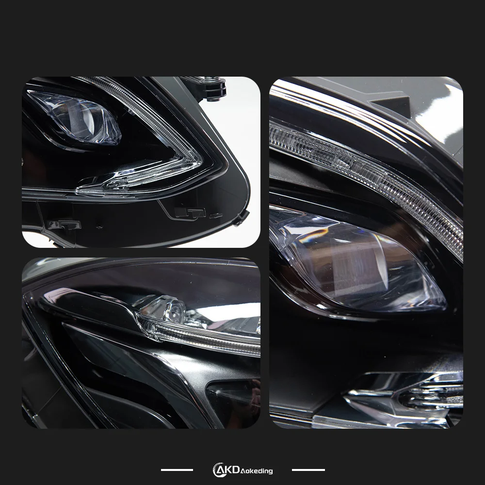 Car Lights For W212 Headlight Projector Lens 2009-2016 E-Class E200 Dynamic Signal Head Lamp E300 LED Headlights Drl Automotive
