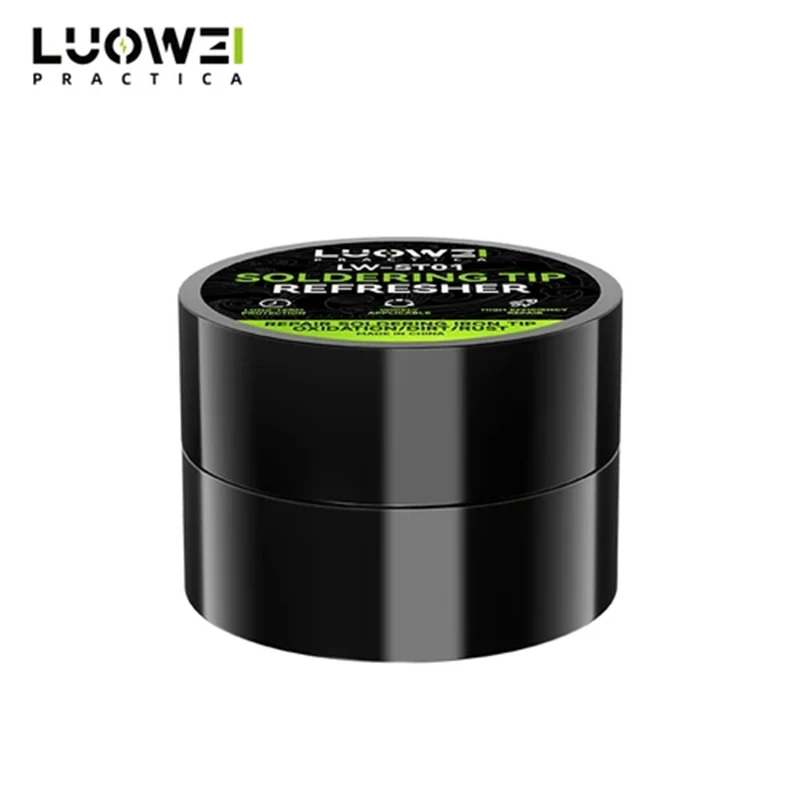 LUOWEI-Electrical Soldering Iron Tip Cleaning Paste, Soldagem Cabeça, Camada de Óxido, Remoção Refresher, LW-ST01, 8G