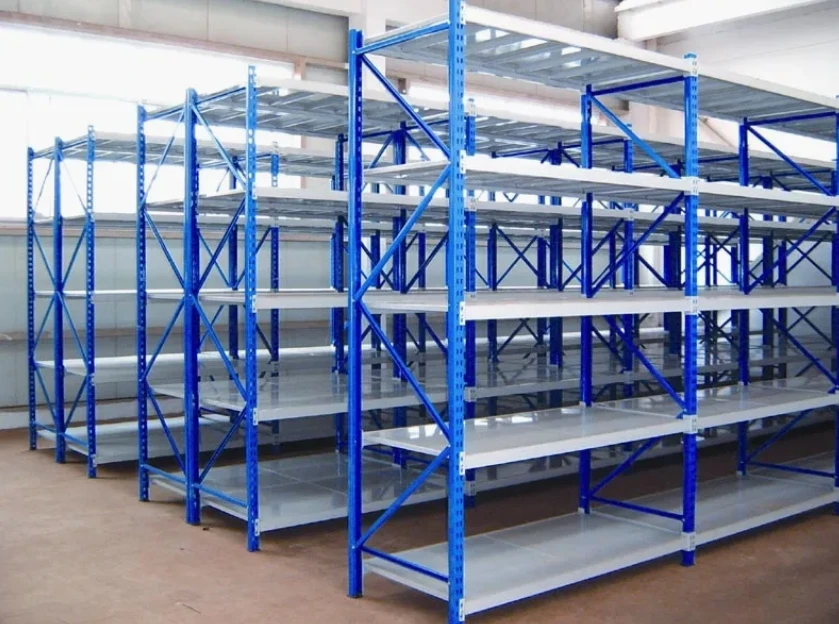 

Стеллажи металлические многоярусные усиленные Q235 для промышленного склада, паллетные стеллажи для хранения