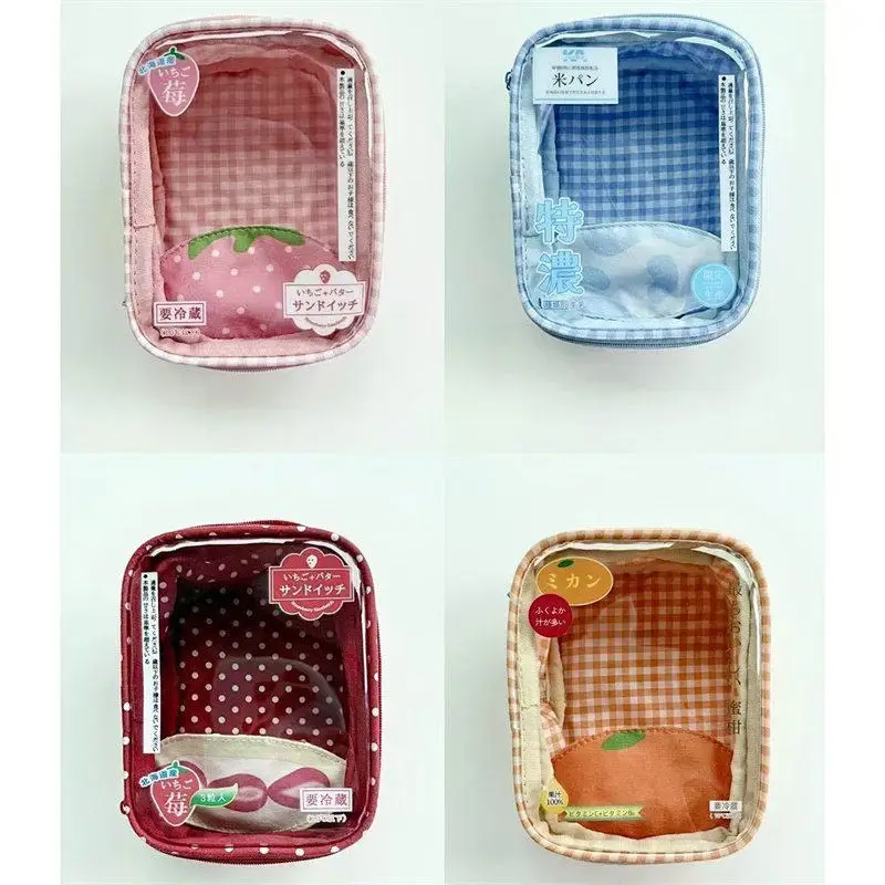 Japanese Convenience Store Going Out Baby Bag for Girl  Translucent 10cm Cotton Doll Plush Doll Doll Storage Bags Lta Bag
