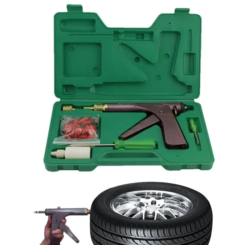 Car Tire Repair Kit Puncture Plug Tools Tyre Puncture Emergency Tool Kit Quick Fix Tubeless Tire Plugs Automobile Accessories