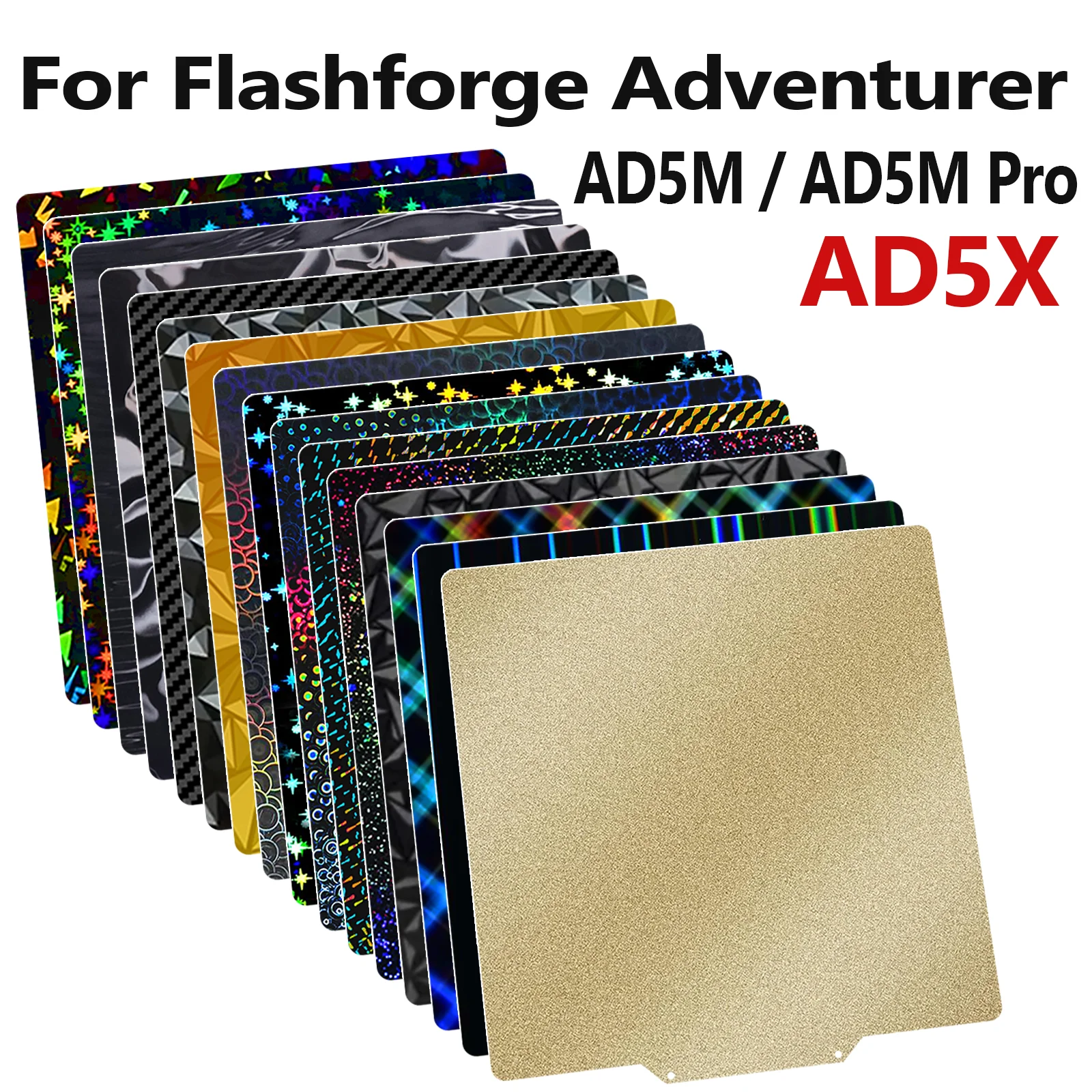 Build Plate For Flashforge AD5X – Multicolor 3D Printer for High-Speed Full-Color Printing Adventurer 5M/5M Pro Plate 235x235mm