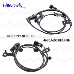 Sensor traseiro de velocidade da roda ABS se encaixa Mitsubishi Pajero/Montero Sport (KH) 2008-2015 2.5L 3.0L 4670A599 LH 4670A600 RH