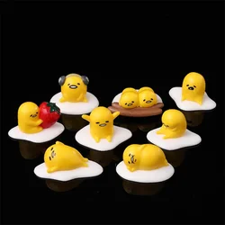 Japan Anime Gudetama Yolk Lazy Eggs Action Figure Toys Dolls Gudetama Christmas Gifts for Kids Desktop Ornament Collection Model