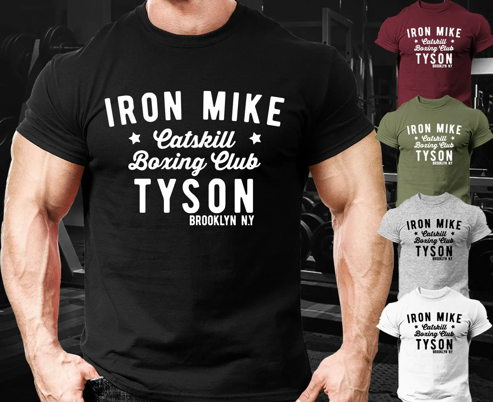 Iron Mike Tyson Exercise Workout Bodybuilding Boxing Training T-Shirt. Premium Cotton Short Sleeve O-Neck Mens T Shirt New S-3XL