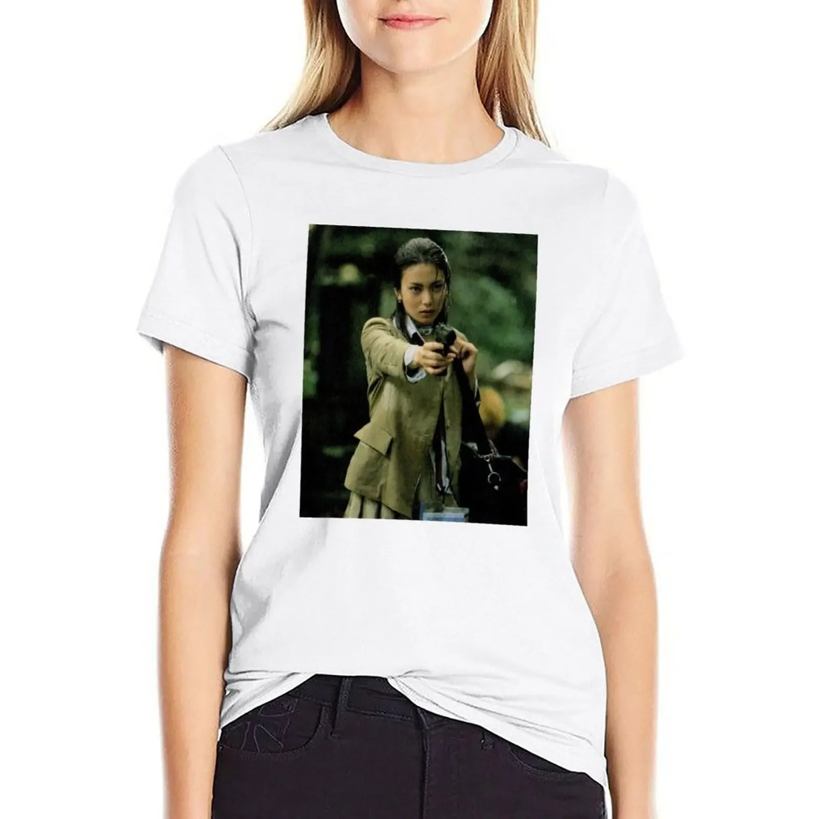 

Battle Royale Movie T-shirt Blouse hippie clothes oversized white t shirts for Women