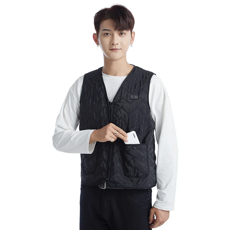 Customizable Smart USB Heated Vest - 8-Zone Dual-Control Thermostatic Heating for All-Weather Warmth
