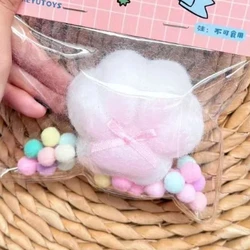 Lovely Cat Paw Cat Paw Slow Rebound Toy Bow Soft Squeeze Toy Funny Cartoon Slow Rising Sticky Toy Desktop Decoration