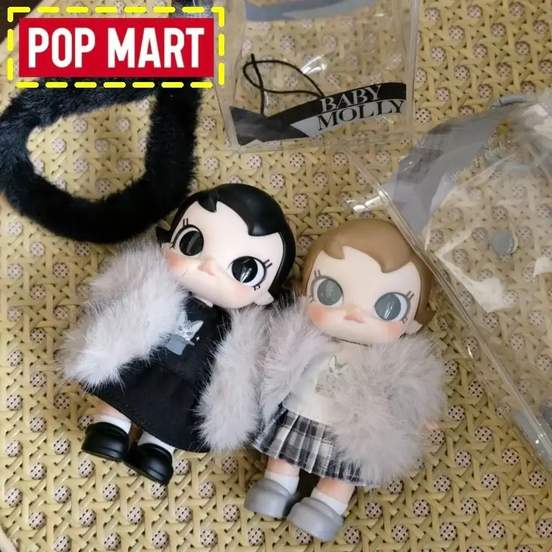 

Genuine Pop Mart Baby Molly Winter Fit Check Series Blind Box Vinyl Flocked Pendant Doll Desktop/Room Decoration Birthday Gift