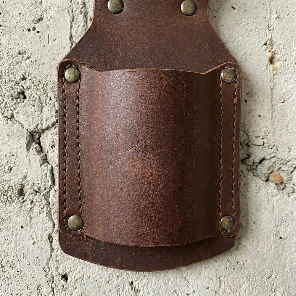 

Protection Cover Durable Hammer Holder Leather Handy Design Drill Belt Clip Black Brown Tool Pliers Holder Outdoor Tool