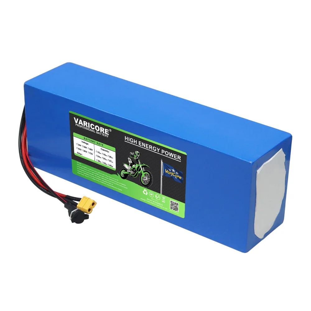 48 فولت 20 أمبير 13s4p 21700 بطارية ليثيوم قابلة للشحن عالية الطاقة 800 واط 1000 واط 1200 واط 1440 واط المدمج في 30A BMS حماية