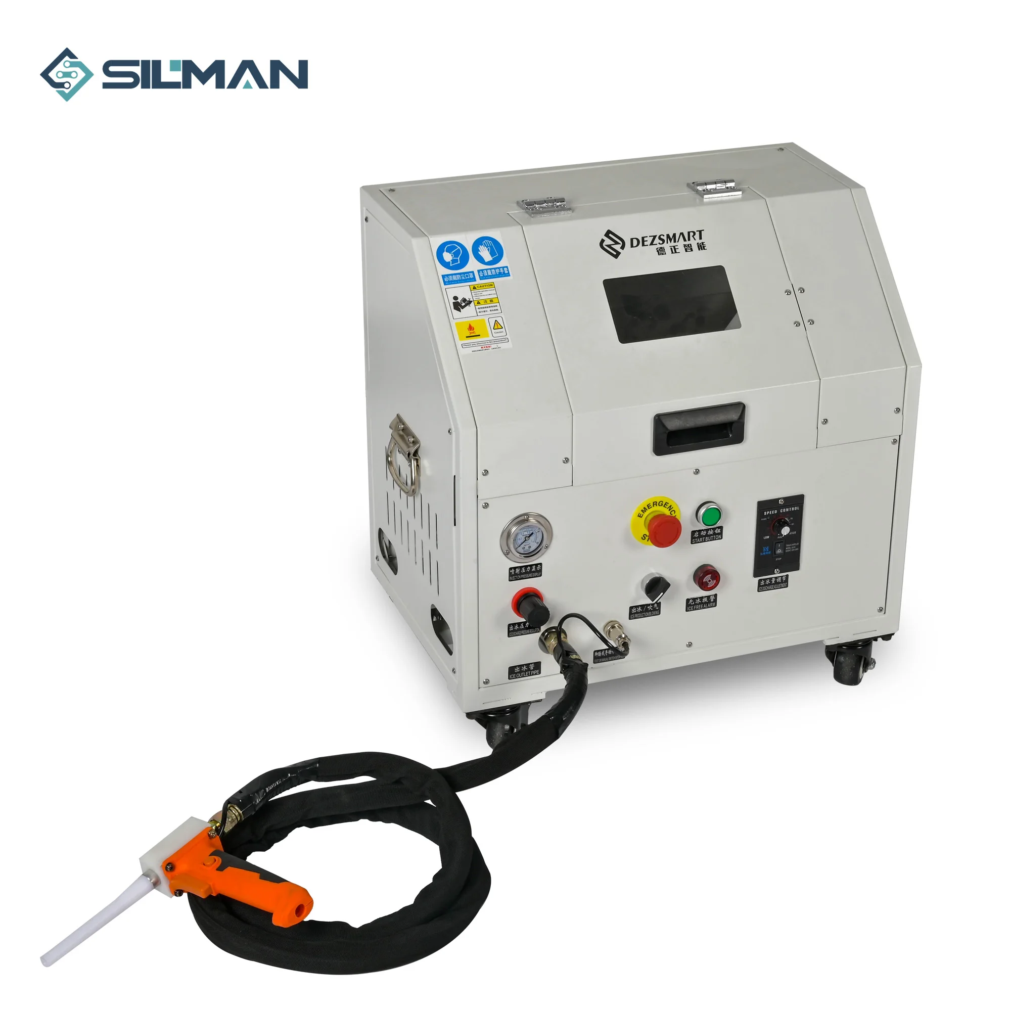 2025 Best Price Mini Handheld Co2 Dry Ice Cleaner Blaster Car Engine Cleaning High Pressure Dry Ice Blasting Machine DEZ-C1090