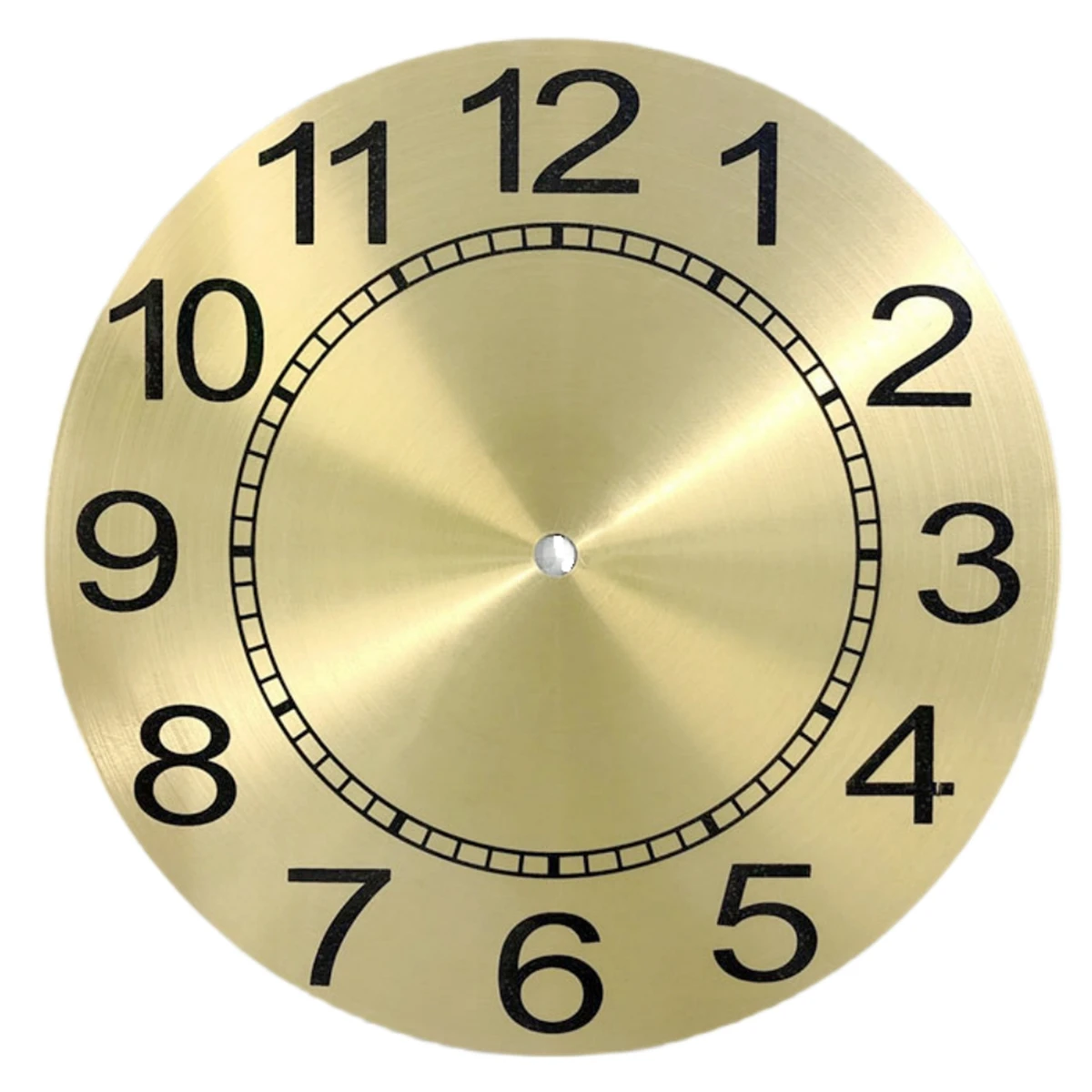 DIY Clock Face 9.5 Inch Clock Face Living Room Decor DIY Quartz Wall Clock Metal Wire Drawing Process Stylish Appearance