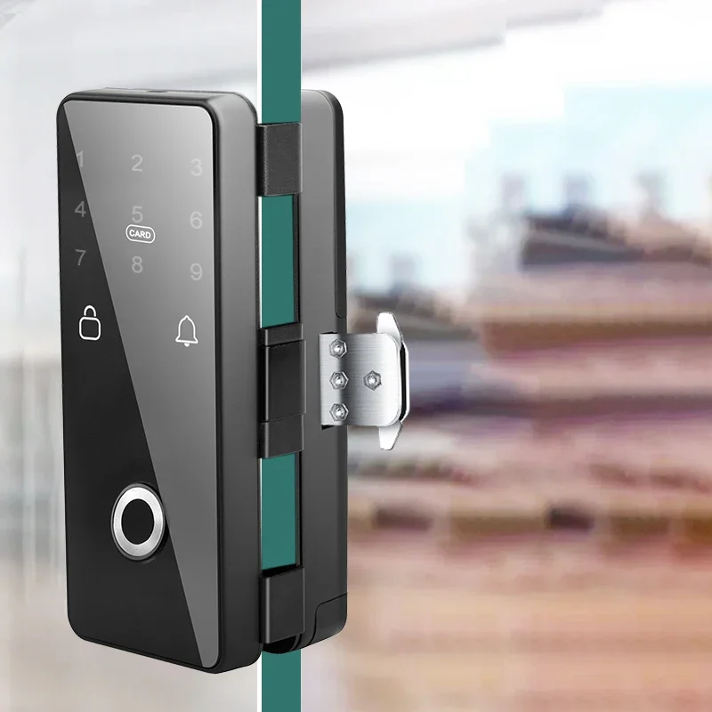 Código inteligente Door Lock com impressão digital, fechadura automática da porta, Keyless, WiFi, Blue Tooth