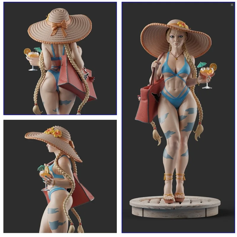 LindenKing Garage Kits A797 Cammy 3D Scale  Figure GK Model Colorless and self-assembled Collections To Modelers