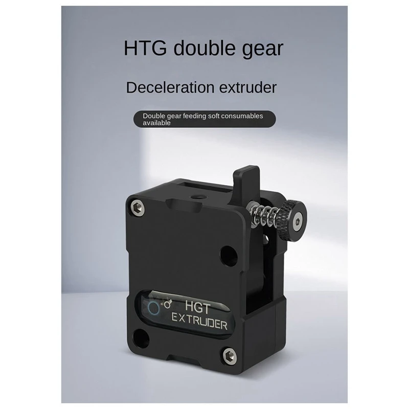 HTG Double Gear Reduction Extruder High Precision Feeding Flexible Filament Available 3D Printer Parts For CR-10 Ender-3