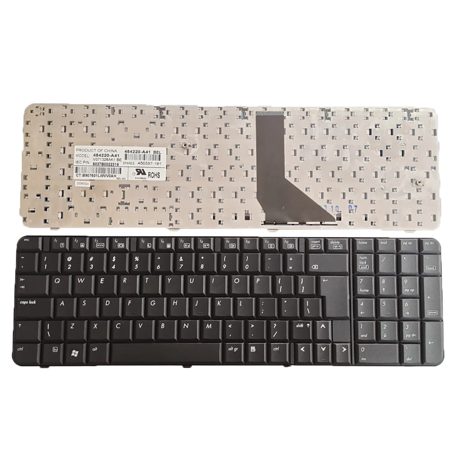 

New UI Warehouse hot sale laptop keyboard for HP 6830 6820 6820S 6830S Black Laptop Keyboard