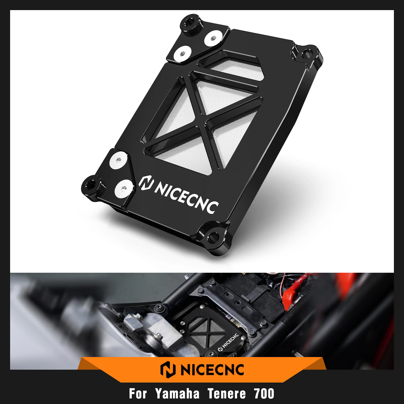 

For Yamaha Tenere 700 World Raid 2022-2023 Motorcycle Air Filter Box Cover Tenere 700 XTZ07 XTZ700 2020-2024 Rally Edition 20-24