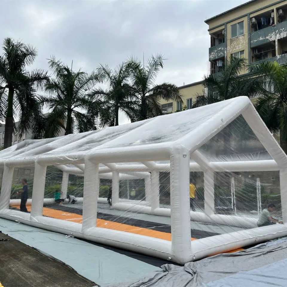 

Outdoor Giant Transparent Inflatable Pool Dome Waterproof Swimming Pool Cover Outdoor Swimming Tent