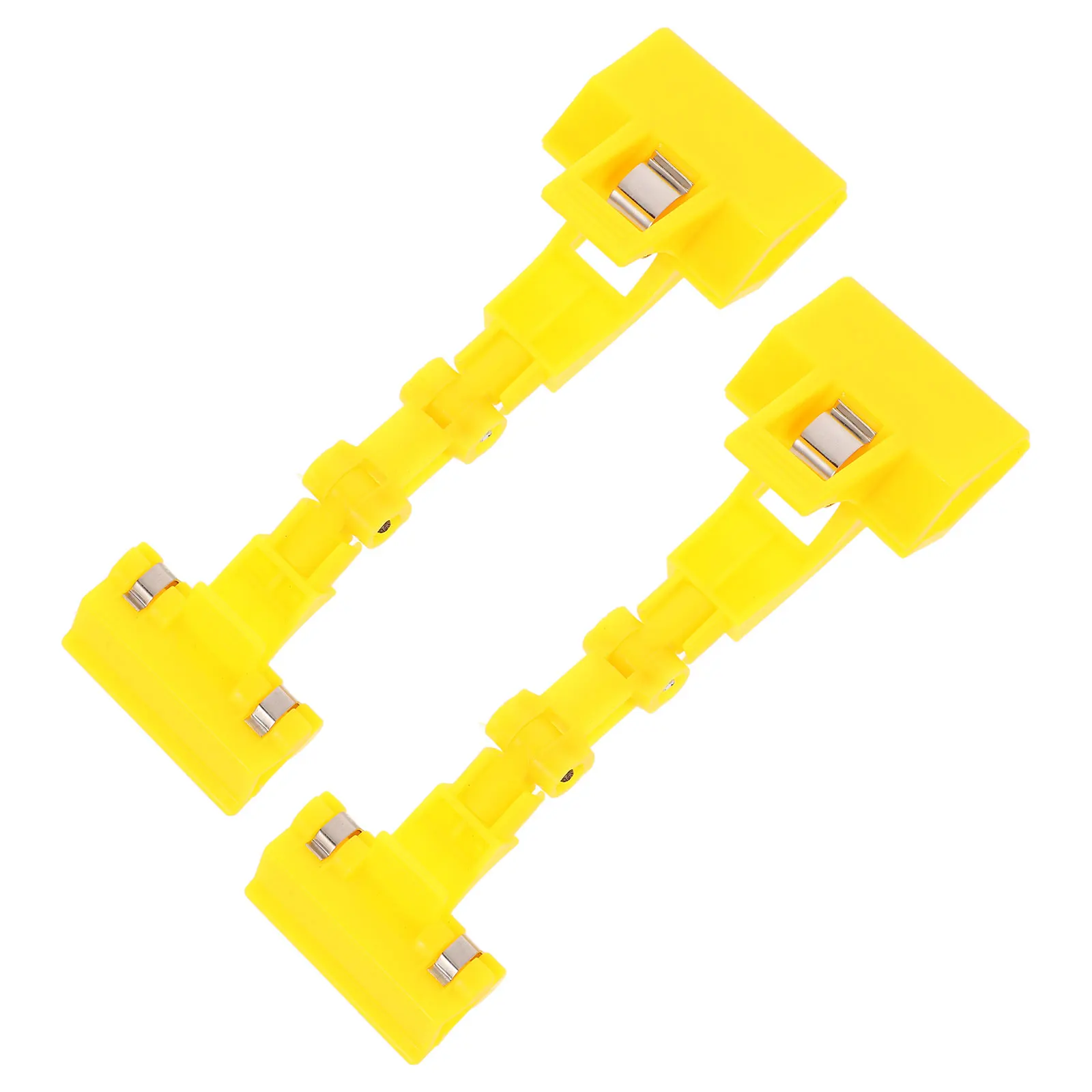 

2pcs Double-head Bracket Clip Sturdy Plastic Photo Holder for Sketching Artists Students Office Workers Desk Organizer