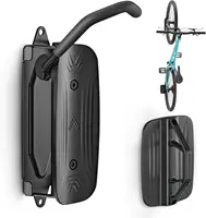 Soporte de pared giratorio para bicicletas, perchas para bicicletas para garaje, portabicicletas vertical que ahorra espacio, estante de almacenamiento para bicicletas resistente con capacidad para hasta 66 libras, Ea