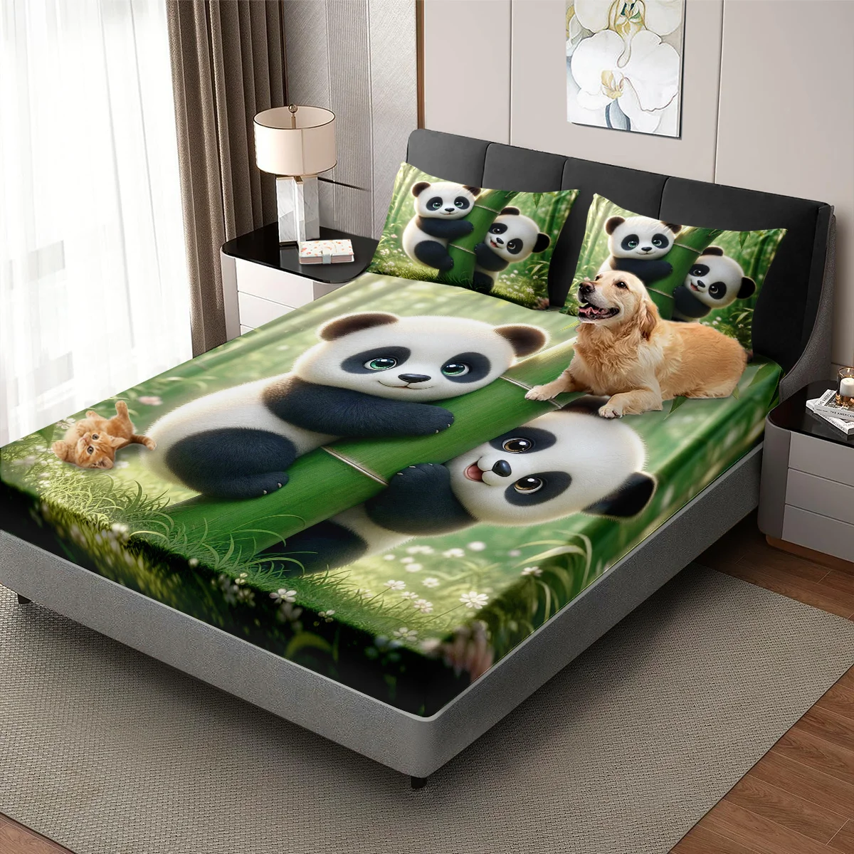 Niedliches Waldbär-Bettwäsches – Baby Nursery Forest Theme Bewertung und Preis